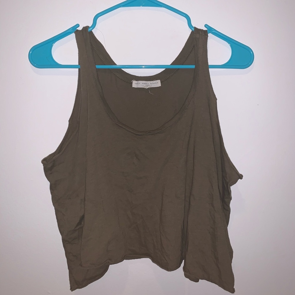 Urban Outfitters Cropped Tank Top